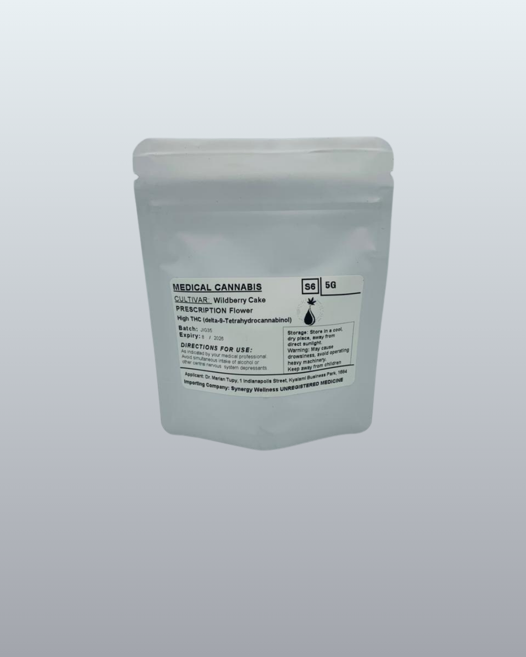 Indoor Flower Bag 5g - Wildberry Cake