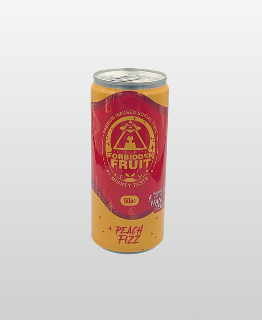 Can Peach Fizz Soda 50mg