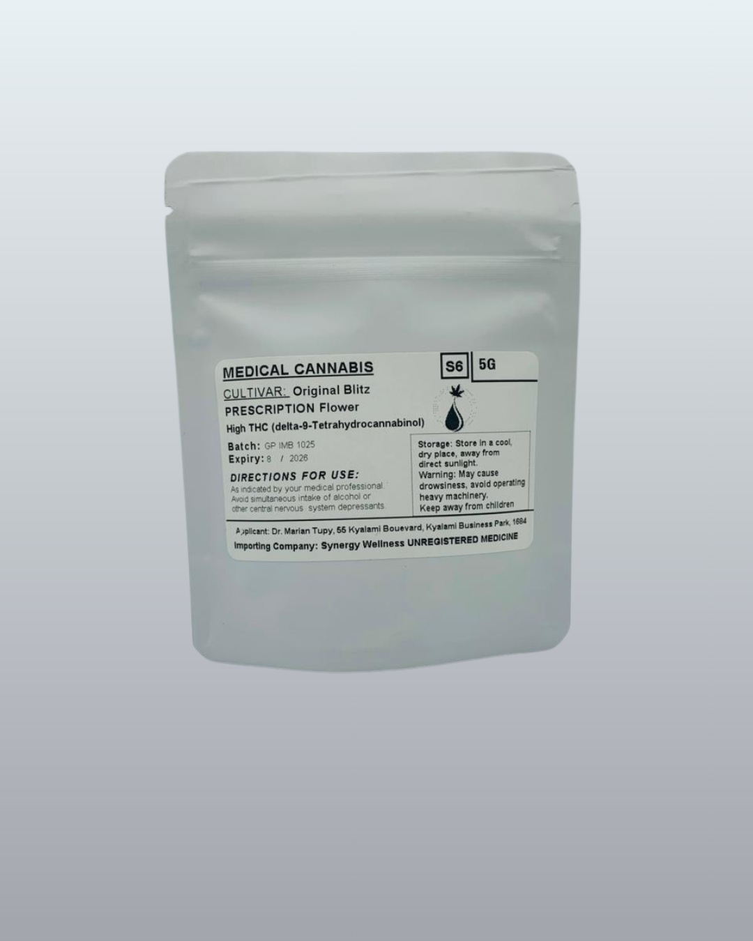 Indoor Flower Bag 5g - Original Blitz