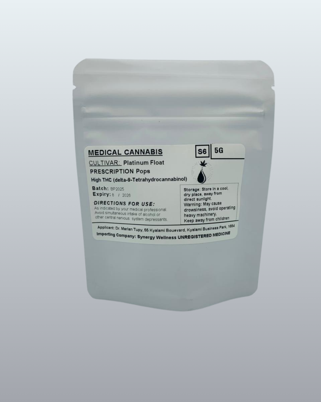Indoor Flower Bag 5g - Platinum Float